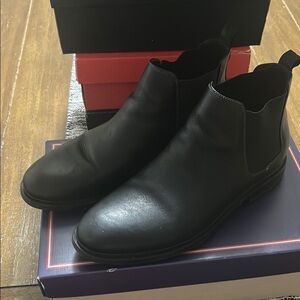 Flag Ltd. Nappa glove waterproof Black Dyer Chelsea boots size 10.5 M with box